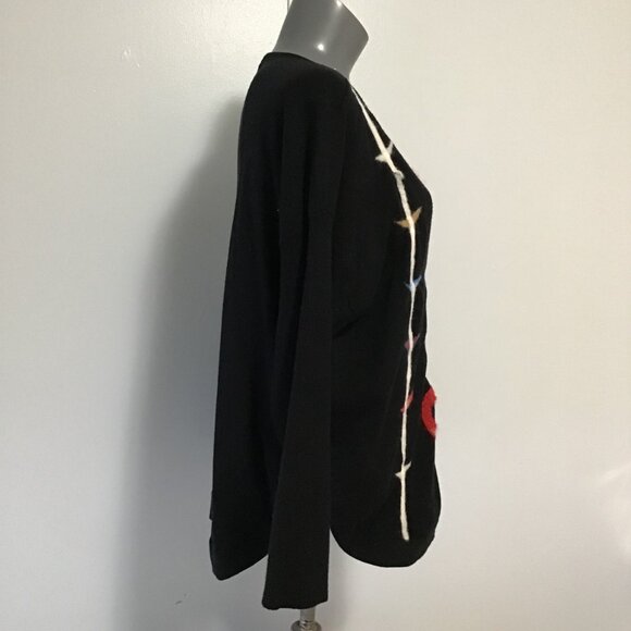 Gabby Isabella Crew Neck Multi Colour Heart Motif Sweater Size XL - Picture 3 of 12